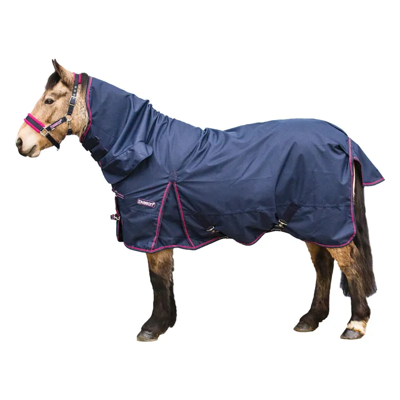 Loveson Lightweight 0g All-In-One Turnout Rug in Navy
